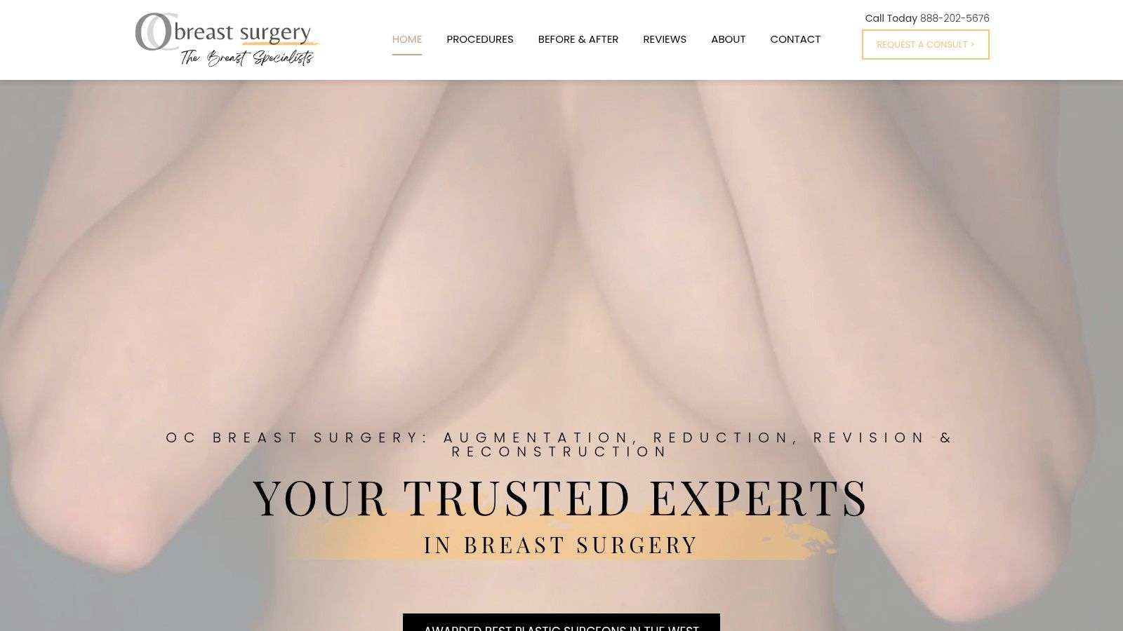 Screenshot from https://ocbreastsurgery.com